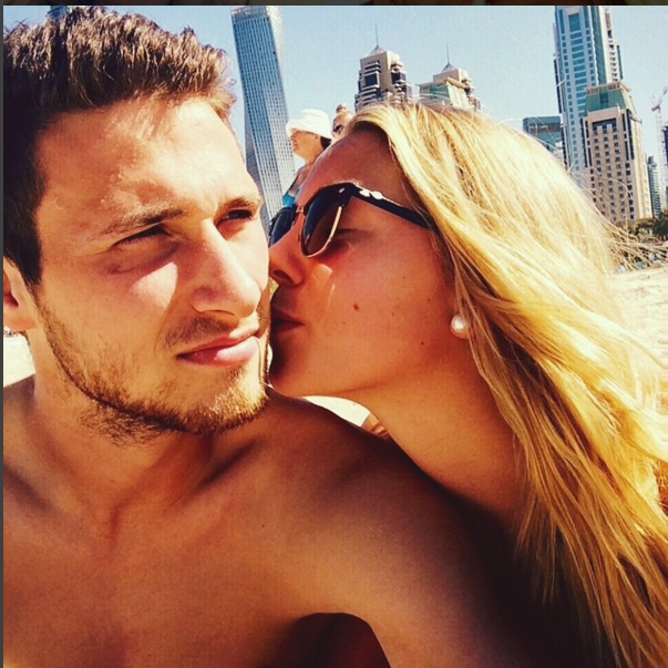 Carina Witthöft with her boyfriend Philipp, Photo: Instagram @carina_witthoeft