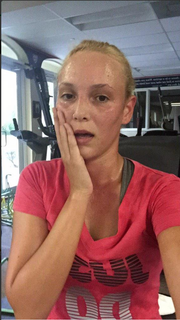 Donna Vekic is working out even on Christmas Eve, Photo: Twitter @DonnaVekic
